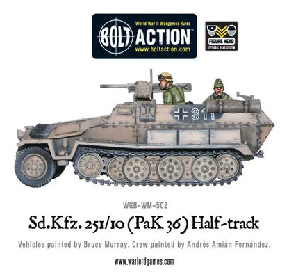 Sd.Kfz 251/10 Pak 36 Half-Track-Warlord Games-Radaddel