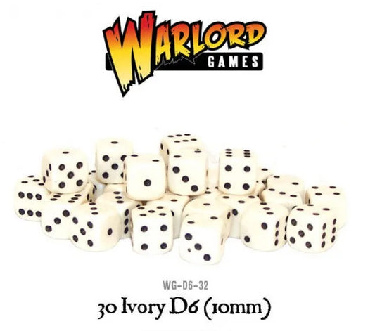 Warlord Games Würfel Elfenbein (30)-Warlord Games-Radaddel