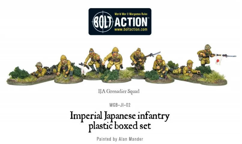 Imperial Japanese Infantry Plastik-Warlord Games-Radaddel