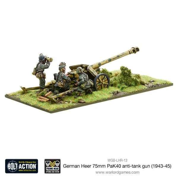 German PaK 40 75mm anti-tank gun-Warlord Games-Radaddel