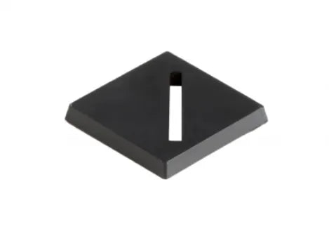 25mm x 25mm Bases diagonal geschlitzt (10)-Tabletop Depot-Radaddel