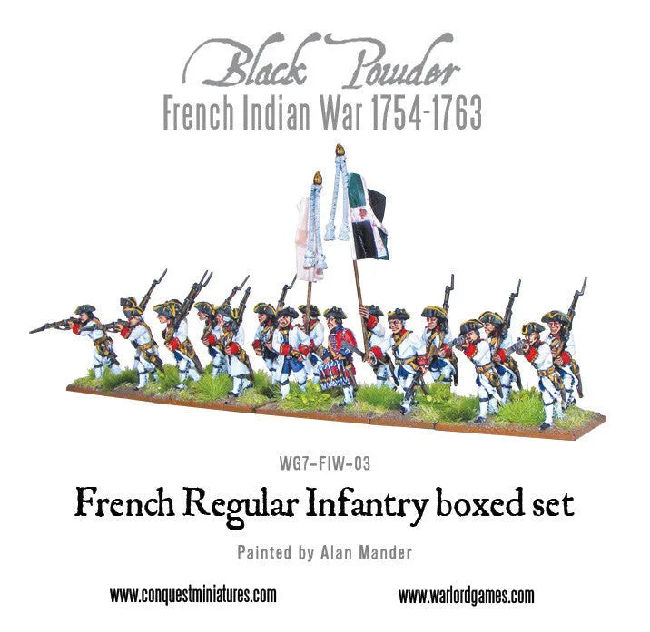 French Indian War: French Regular Infantry-Warlord Games-Radaddel