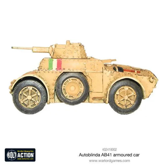 Autoblinda AB41 Armoured Car-Warlord Games-Radaddel