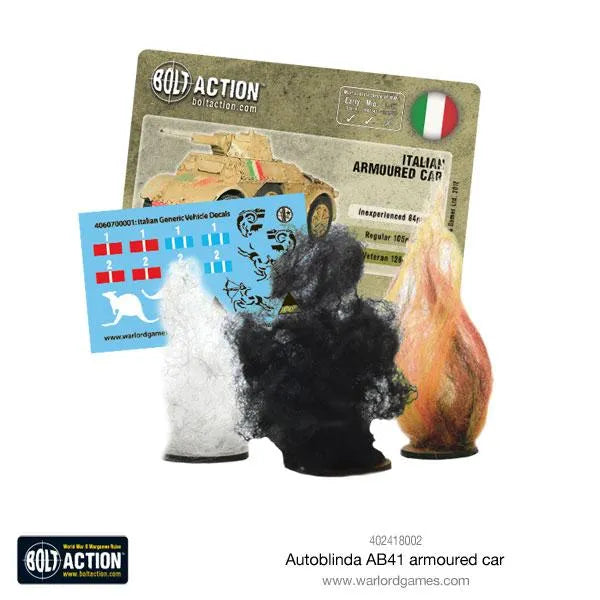 Autoblinda AB41 Armoured Car-Warlord Games-Radaddel