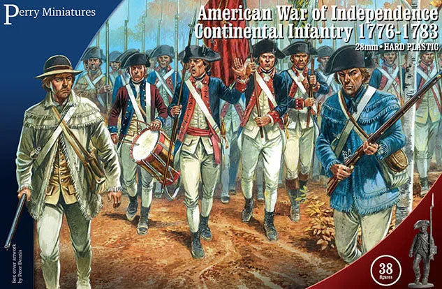 American War of Independence Continental Infantry 1776-1783-Perry Miniatures-Radaddel