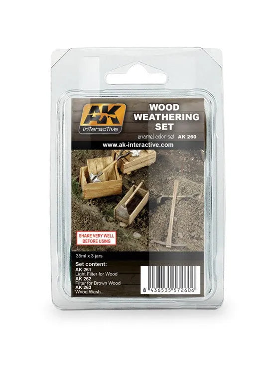 Wood Weathering Set-AK-Interactive-Radaddel