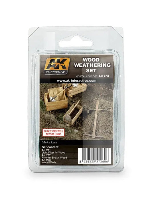 Wood Weathering Set-AK-Interactive-Radaddel
