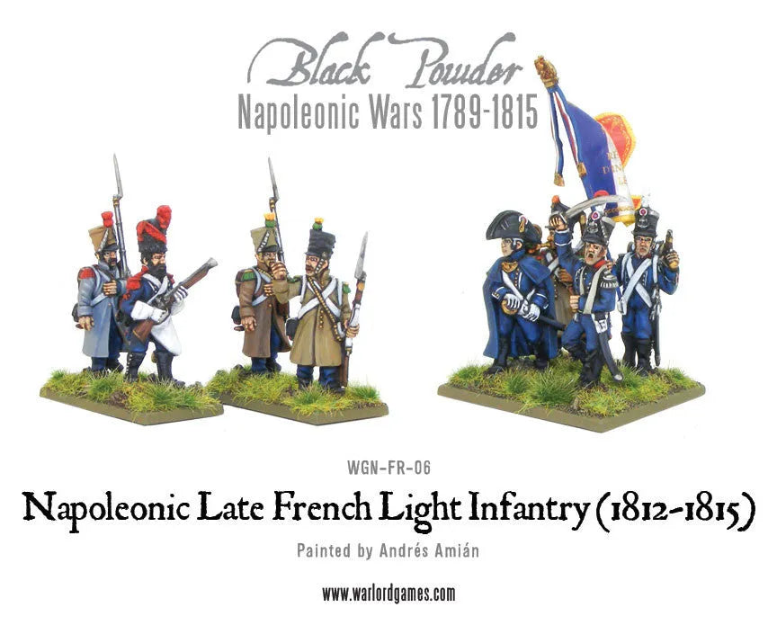 Napoleonic Late French Light Infantry-Warlord Games-Radaddel