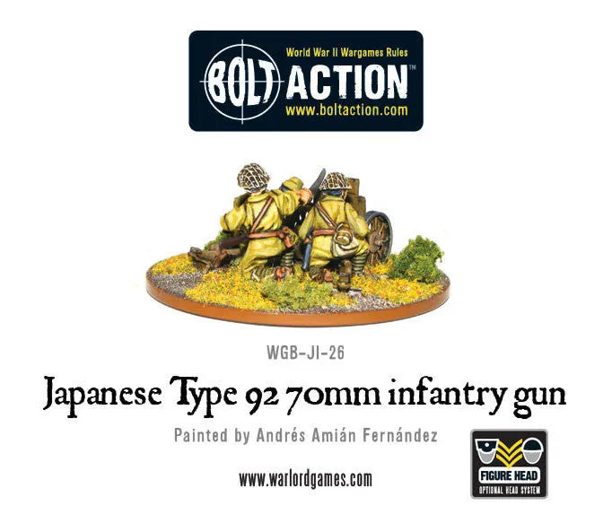 Imperial Japanese Type 92 70mm Infantry Gun-Warlord Games-Radaddel