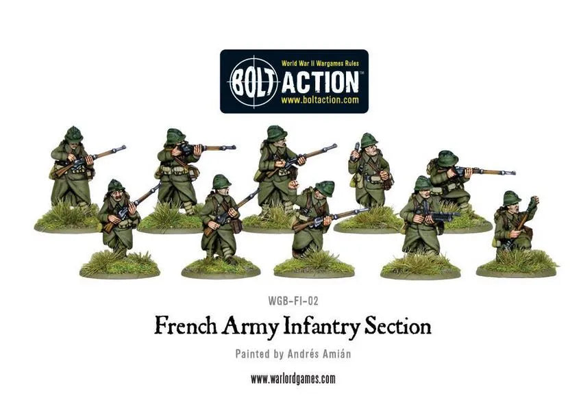 French Army Infantry Section-Warlord Games-Radaddel
