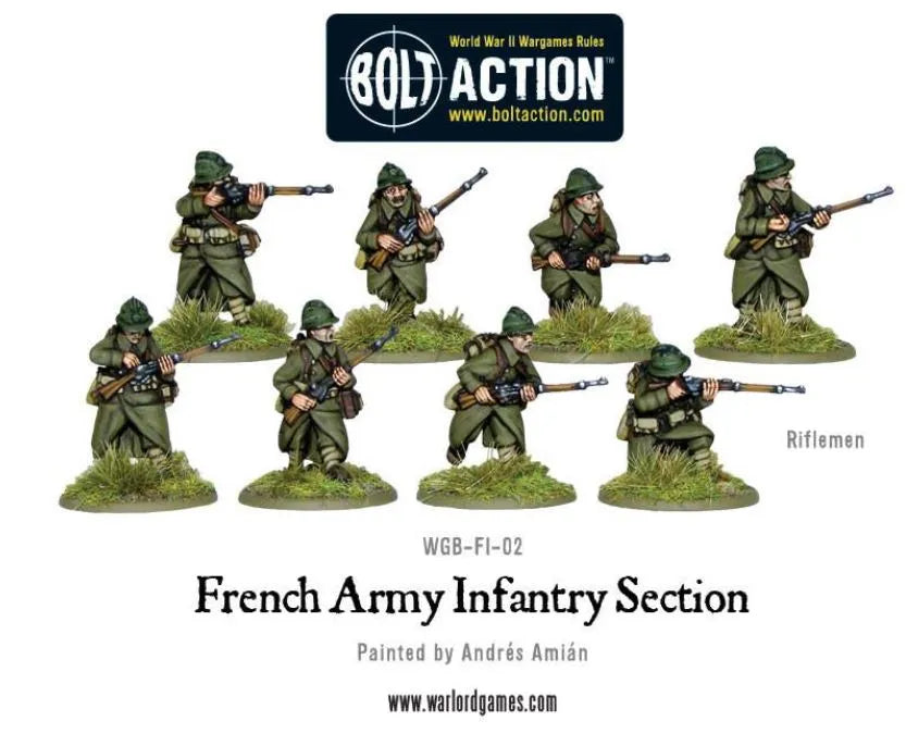French Army Infantry Section-Warlord Games-Radaddel