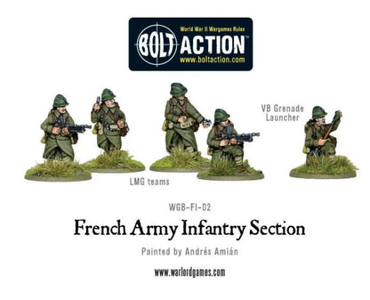 French Army Infantry Section-Warlord Games-Radaddel
