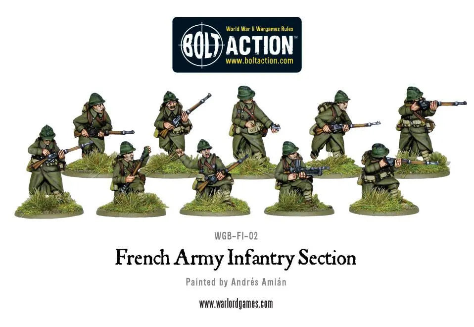 French Army Infantry Section-Warlord Games-Radaddel