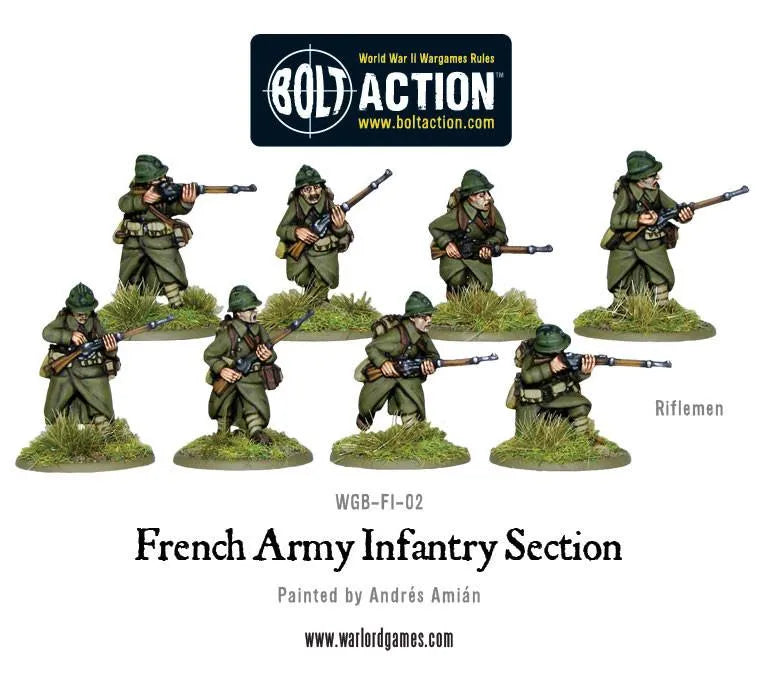 French Army Infantry Section-Warlord Games-Radaddel