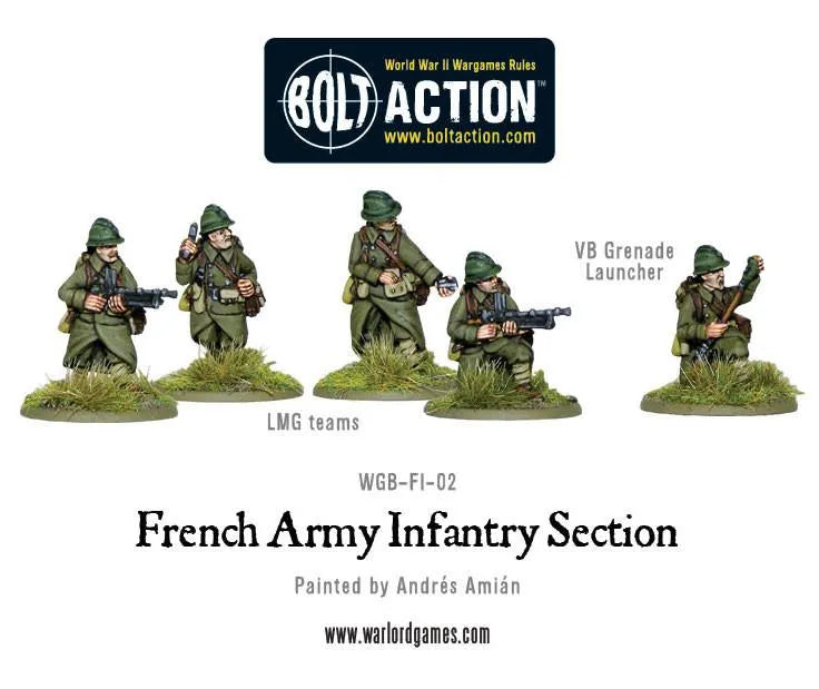 French Army Infantry Section-Warlord Games-Radaddel