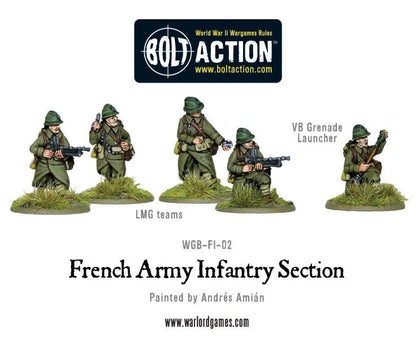 French Army Infantry Section-Warlord Games-Radaddel