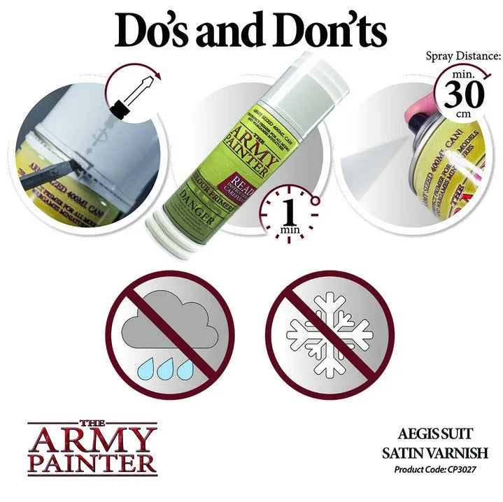 Base Primer - Aegis Suit, Satin Varnish-The Army Painter-Radaddel