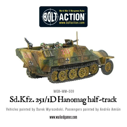 Sd.Kfz 251/1 Ausf D Hanomag-Warlord Games-Radaddel