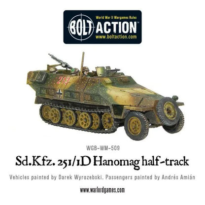 Sd.Kfz 251/1 Ausf D Hanomag-Warlord Games-Radaddel