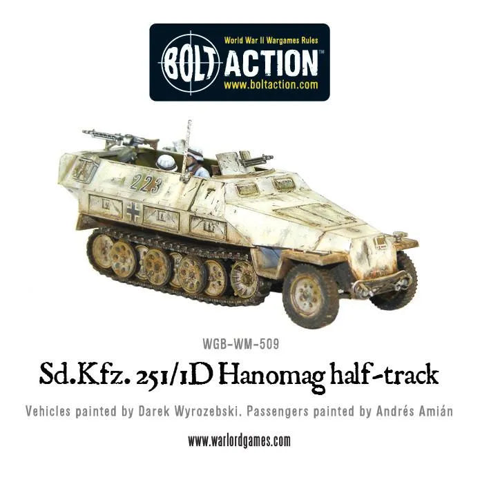 Sd.Kfz 251/1 Ausf D Hanomag-Warlord Games-Radaddel