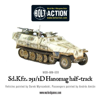 Sd.Kfz 251/1 Ausf D Hanomag-Warlord Games-Radaddel