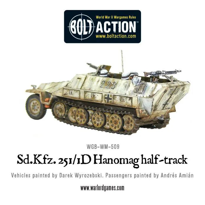 Sd.Kfz 251/1 Ausf D Hanomag-Warlord Games-Radaddel