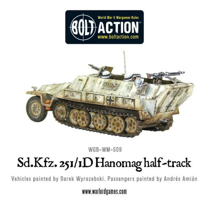 Sd.Kfz 251/1 Ausf D Hanomag-Warlord Games-Radaddel