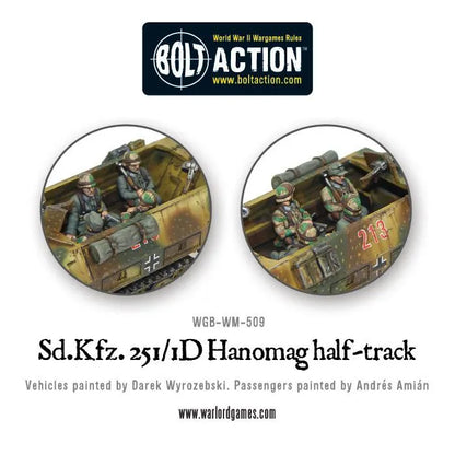 Sd.Kfz 251/1 Ausf D Hanomag-Warlord Games-Radaddel