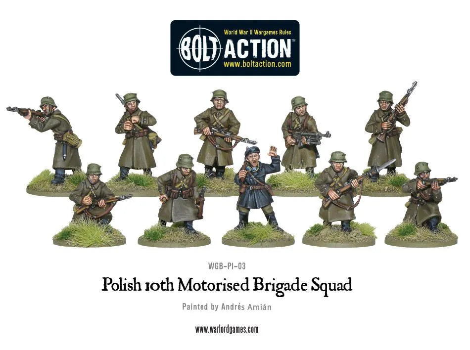 Polish 10th Motorised Brigade Squad-Warlord Games-Radaddel