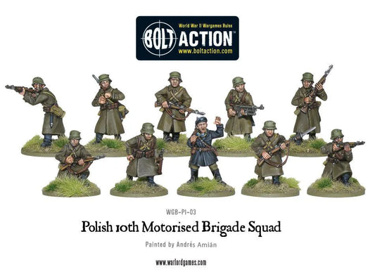 Polish 10th Motorised Brigade Squad-Warlord Games-Radaddel