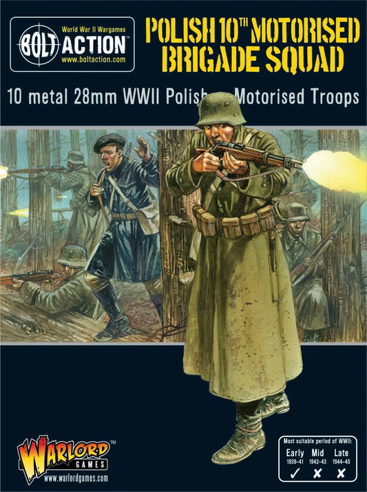 Polish 10th Motorised Brigade Squad-Warlord Games-Radaddel