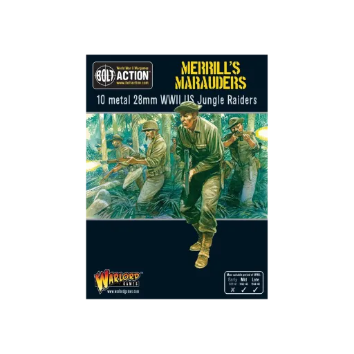 Merrills Marauders Squad-Warlord Games-Radaddel