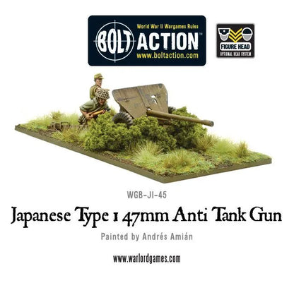 Japanese Type 47mm Anti Tank Gun-Warlord Games-Radaddel