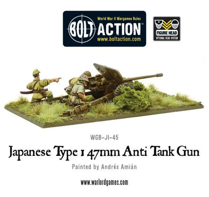Japanese Type 47mm Anti Tank Gun-Warlord Games-Radaddel