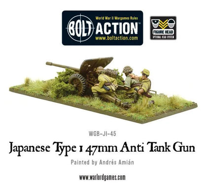 Japanese Type 47mm Anti Tank Gun-Warlord Games-Radaddel