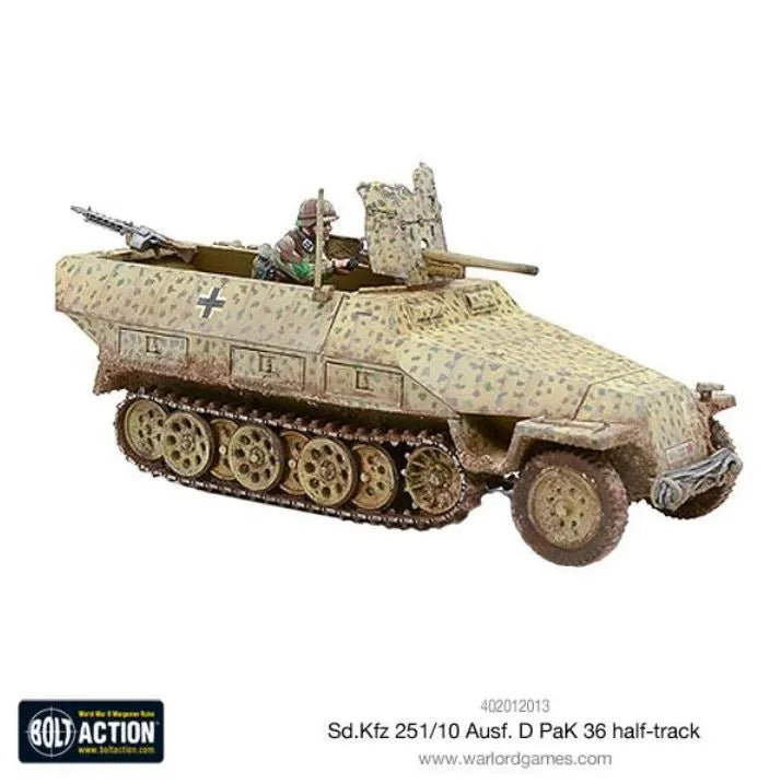 Sd.Kfz 251/10 ausf D (36mm Pak) Half Track-Warlord Games-Radaddel