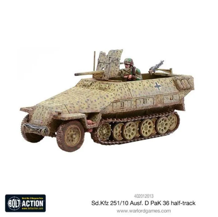 Sd.Kfz 251/10 ausf D (36mm Pak) Half Track-Warlord Games-Radaddel