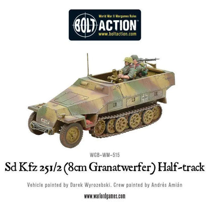 Sd.Kfz 251/2 Ausf D (8cm Granatwerfer) Half Track-Warlord Games-Radaddel