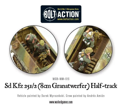 Sd.Kfz 251/2 Ausf D (8cm Granatwerfer) Half Track-Warlord Games-Radaddel