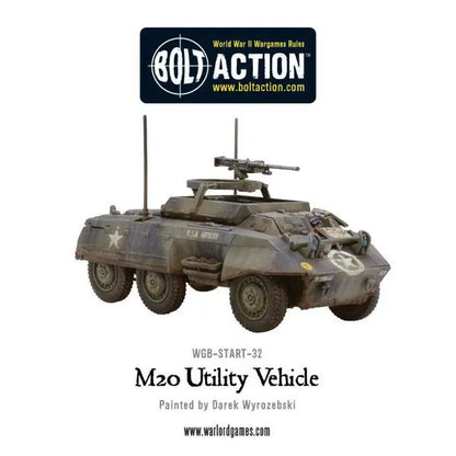 US Armoured Car Squadron (M8/M20 Greyhound Scout Cars)-Warlord Games-Radaddel