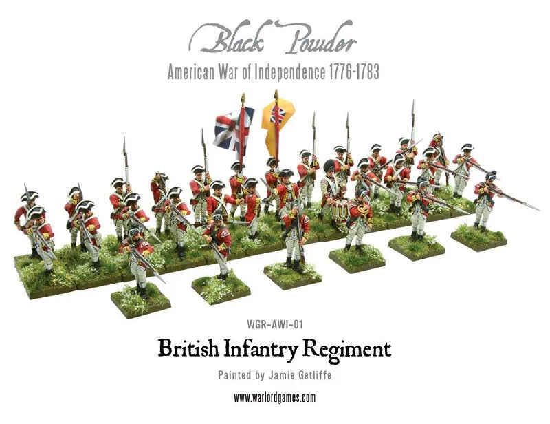 British Infantry Regiment (Plastic Box)-Warlord Games-Radaddel