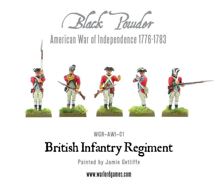 British Infantry Regiment (Plastic Box)-Warlord Games-Radaddel