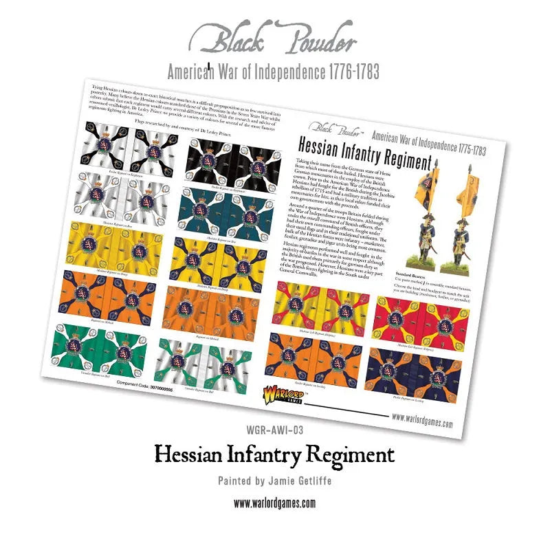 Hessian Regiment (Plastic Box)-Warlord Games-Radaddel
