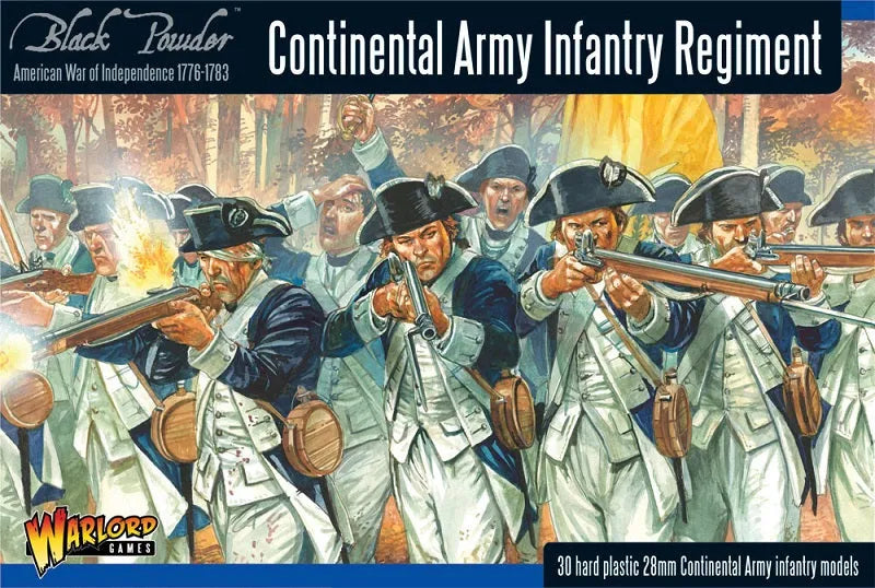 Continental Infantry Regiment (Plastic Box)-Warlord Games-Radaddel