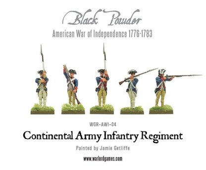 Continental Infantry Regiment (Plastic Box)-Warlord Games-Radaddel