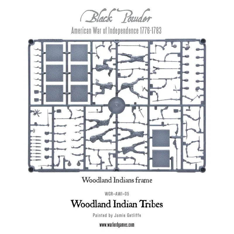 Woodland Indians (Plastic Box)-Warlord Games-Radaddel