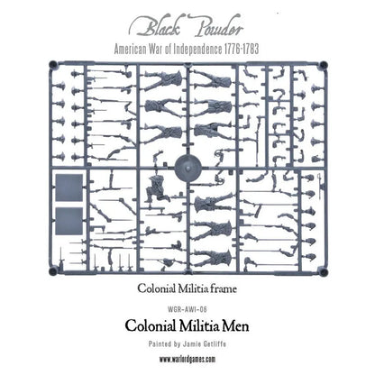 Colonial Militia Men (Plastic Box)-Warlord Games-Radaddel