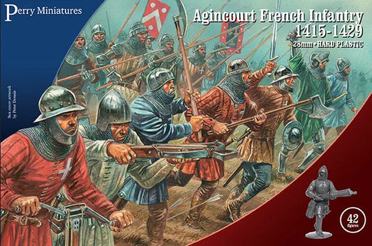 Agincourt French Infantry 1415-1429-Perry Miniatures-Radaddel