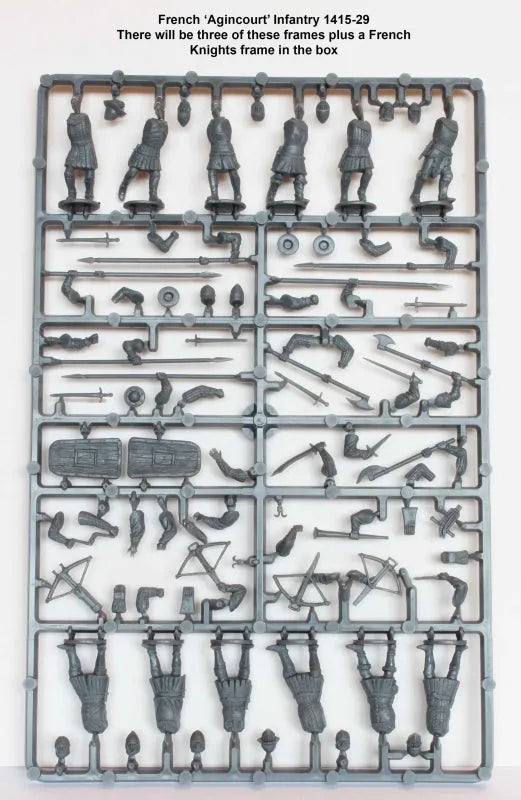 Agincourt French Infantry 1415-1429-Perry Miniatures-Radaddel