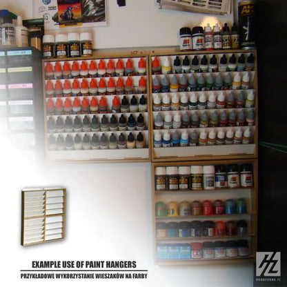 Hängeregal für Farben (Ø 36 mm) - s3b-HobbyZone-Radaddel